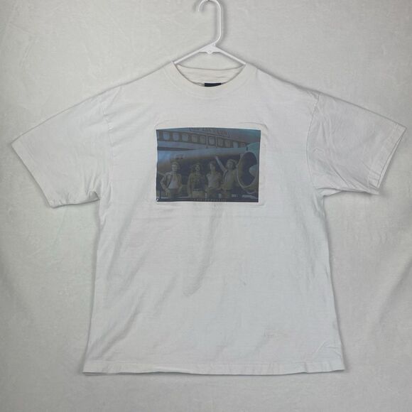 Rose Deal Led Zeppelin Graphic Shirt Adult Extra Large White Short Sleeve - Picture 1 of 14